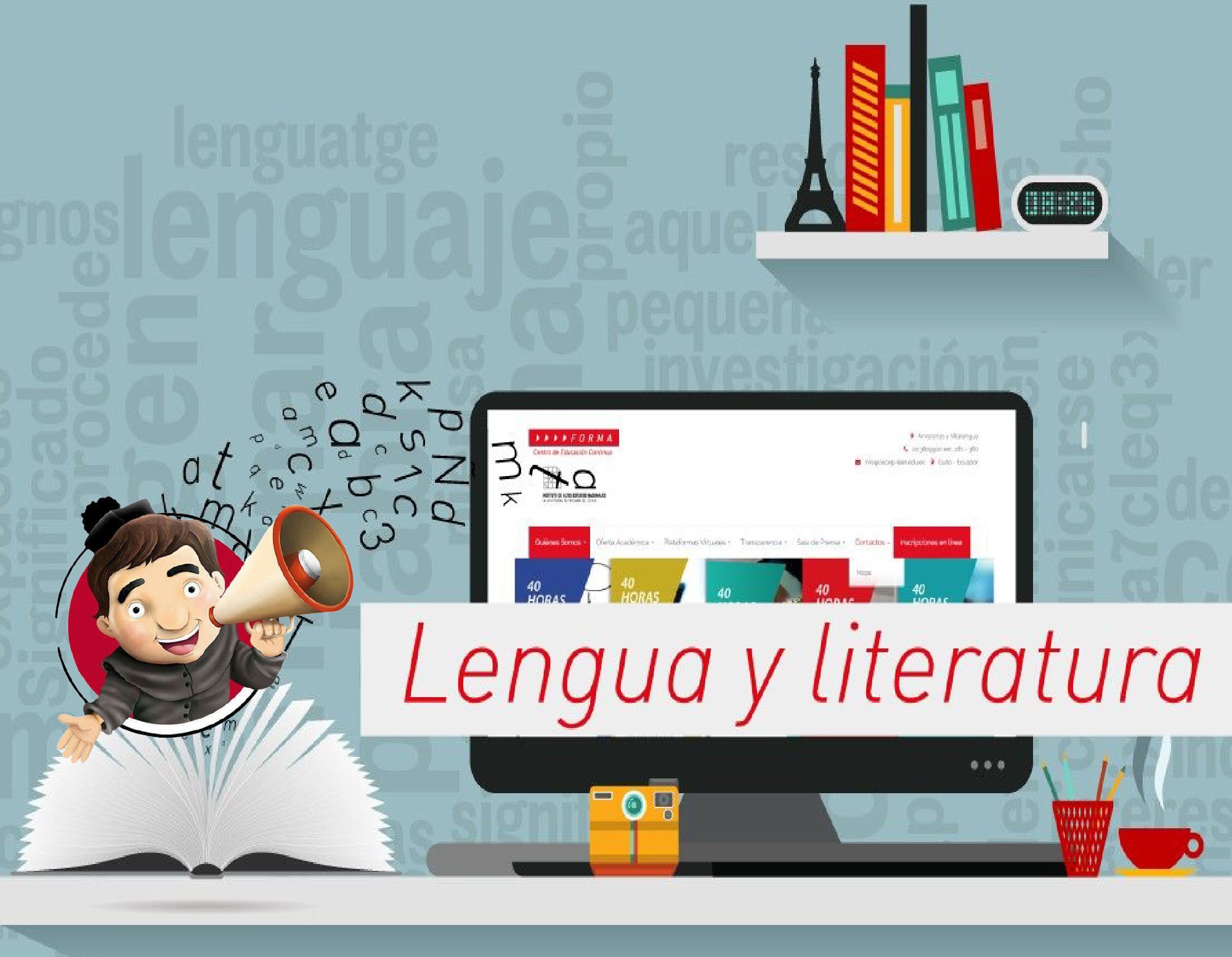 ¡Bienvenidos al curso de Lengua y Literatura en nuestra plataforma educativa Moodle! 🖥️✨